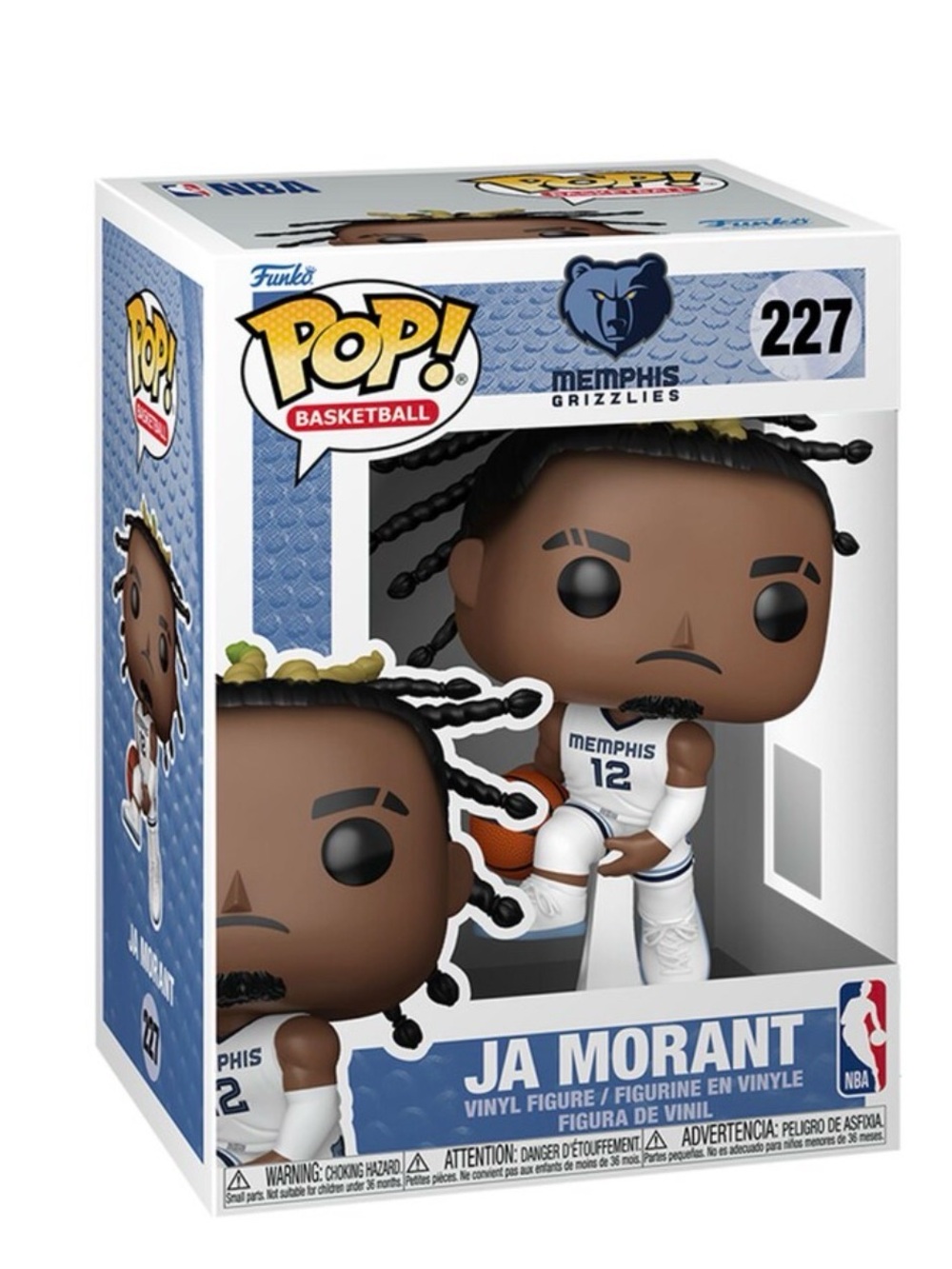 Funko Pop! Ja Morant Vinyl Figure - White and Blue